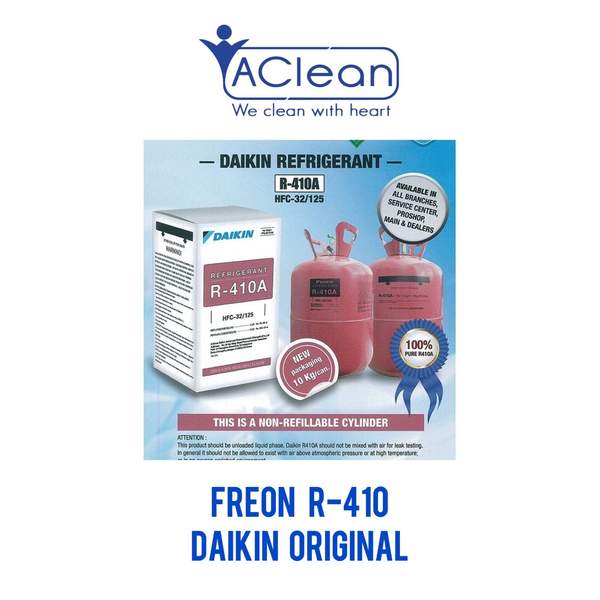 Perbandingan freon AC R32 R410