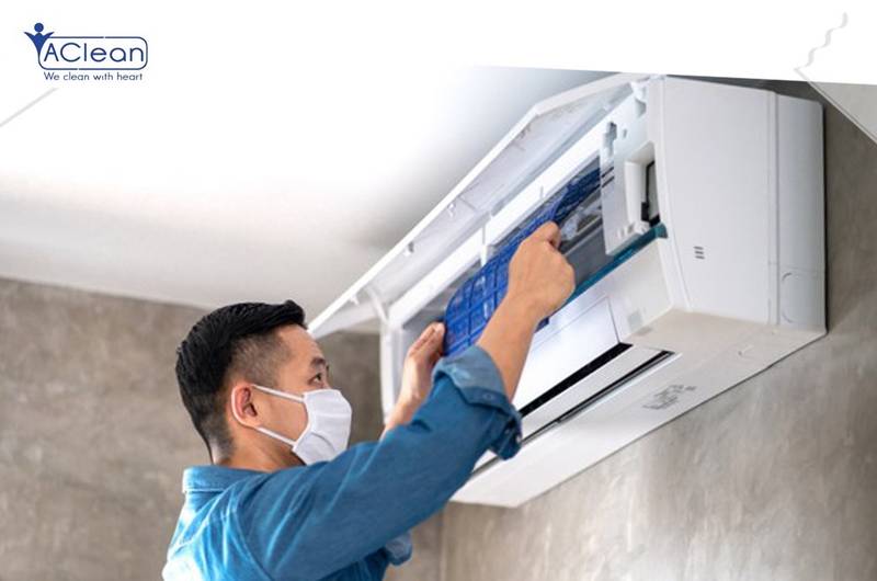 Jasa cleaning AC profesional AClean