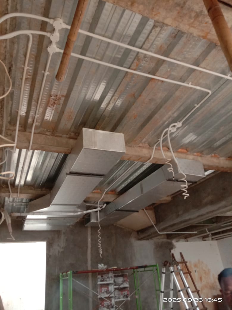 Maintenance AC central & ducting oleh AClean
